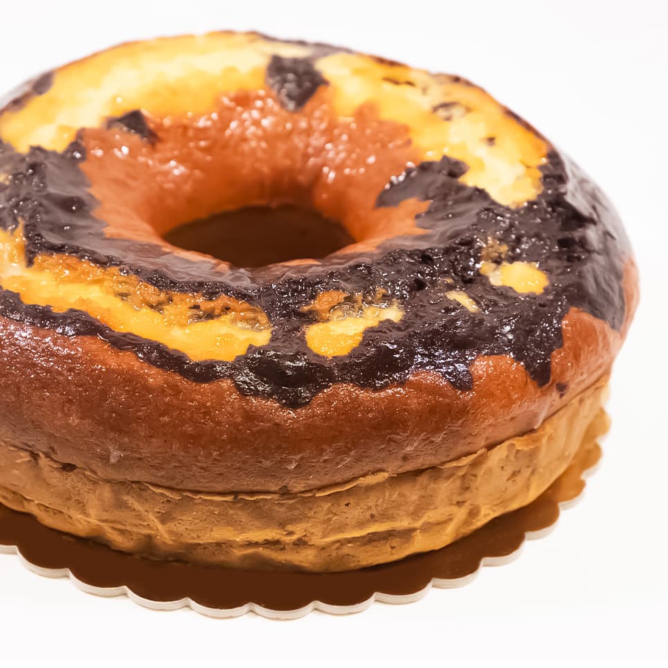ciambellone variegato al cacao