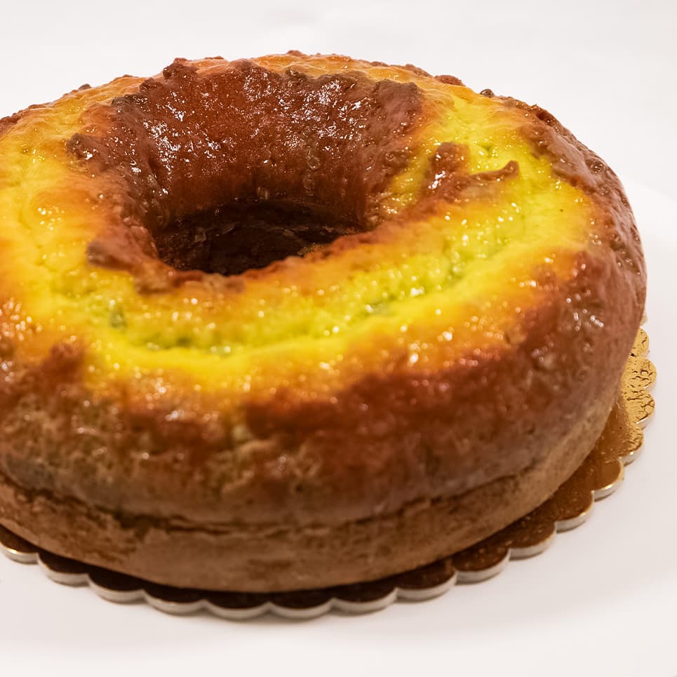 ciambellone al pistacchio